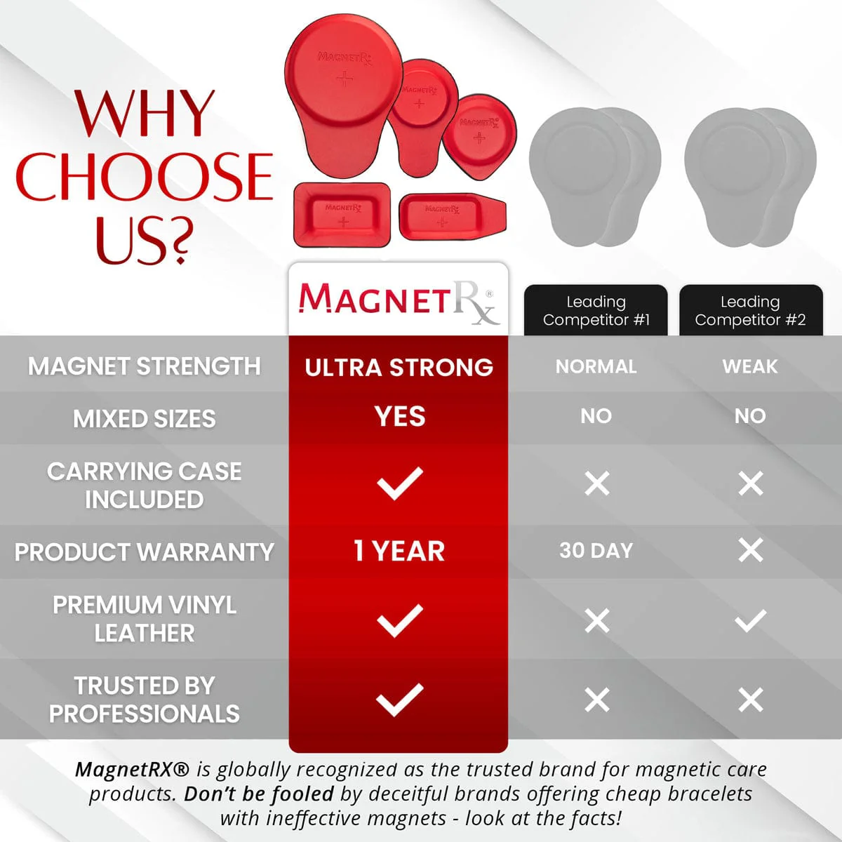 Biomagnetic Therapy Magnet Kit — Ferrite & Leather (22 Mixed Units) - Image 6