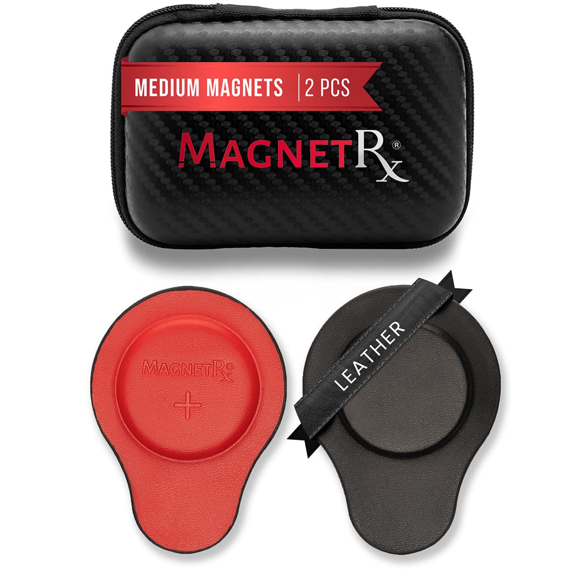 Biomagnetic Therapy Magnet Set — Neodymium & Leather (2 Medium Magnets) - Image 9