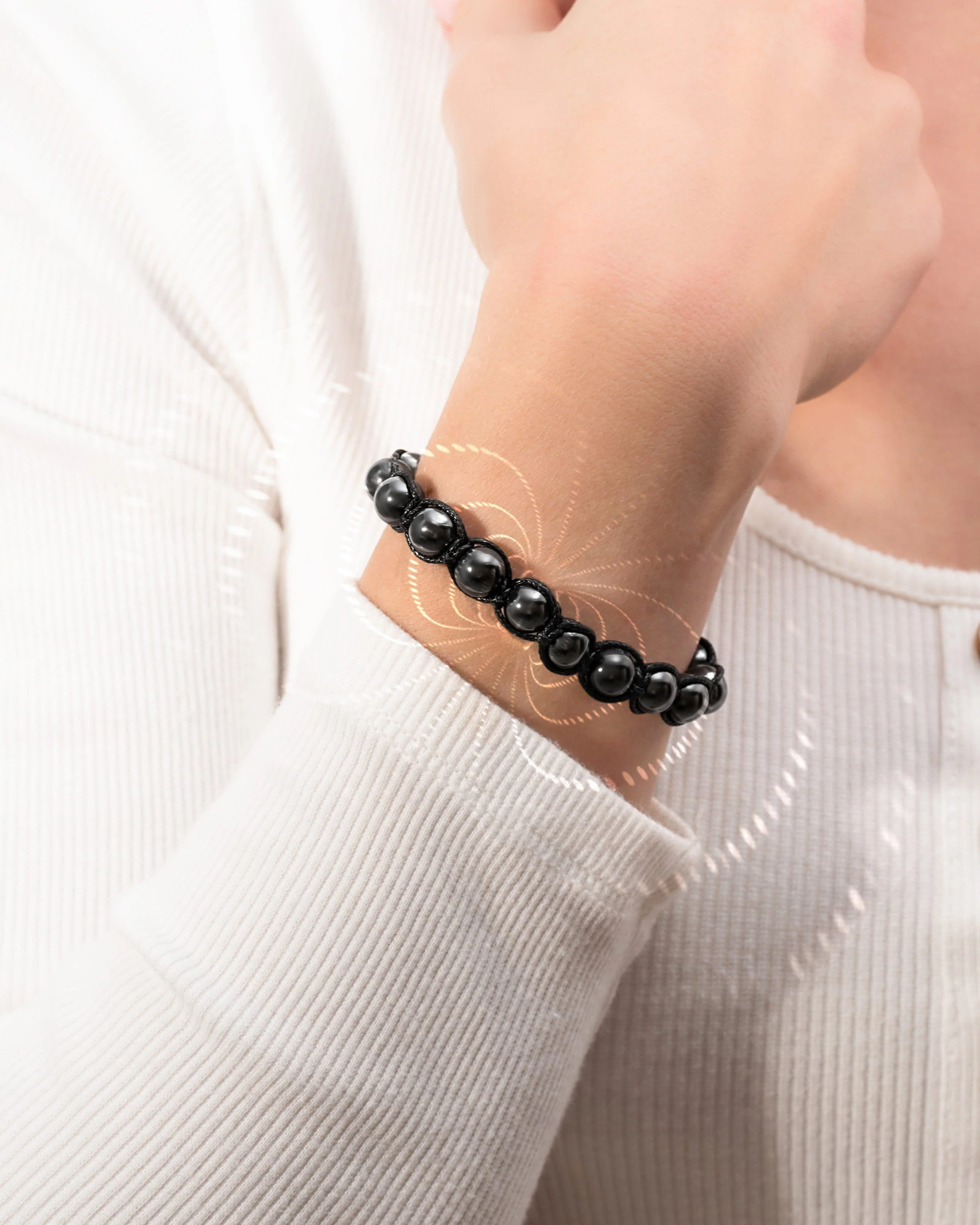High Power Magnetic Hematite Bracelet Bali Style - Image 9