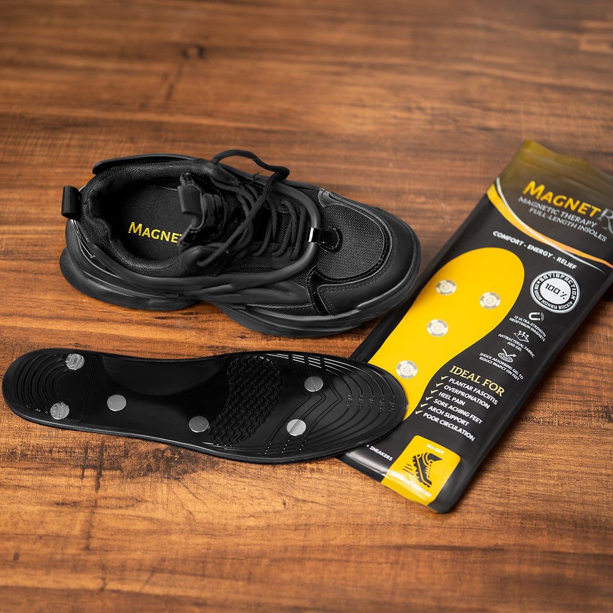 Magnetic Insoles Foot Shoe Inserts with Magnetic Therapy - Image 6