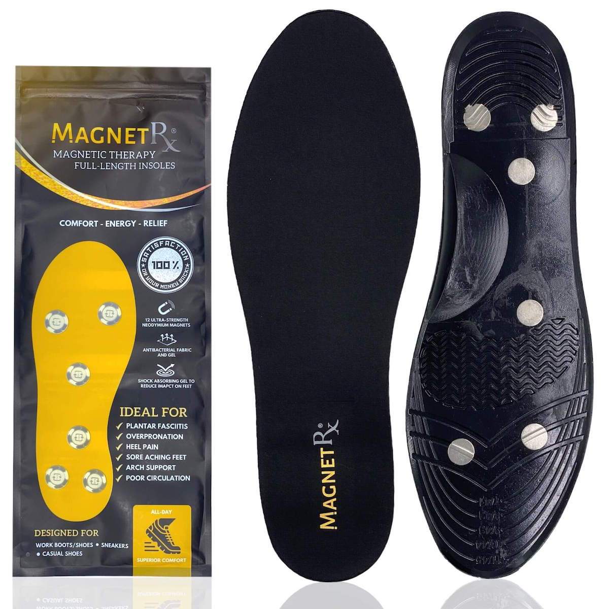 Magnetic Insoles Foot Shoe Inserts with Magnetic Therapy - Image 8
