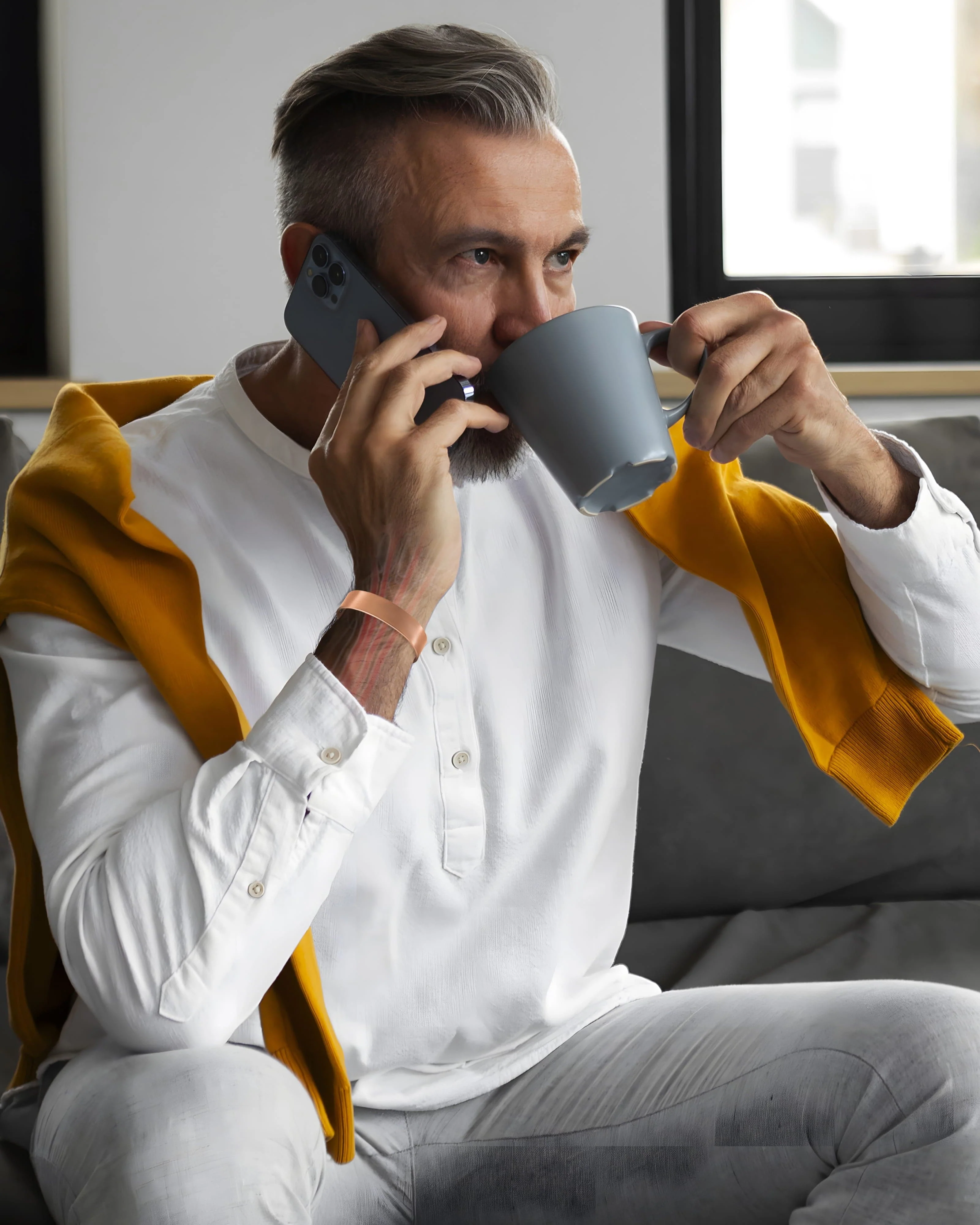 Mega Strength Magnetic Therapy Bracelet Wide Copper Cuff - Image 6