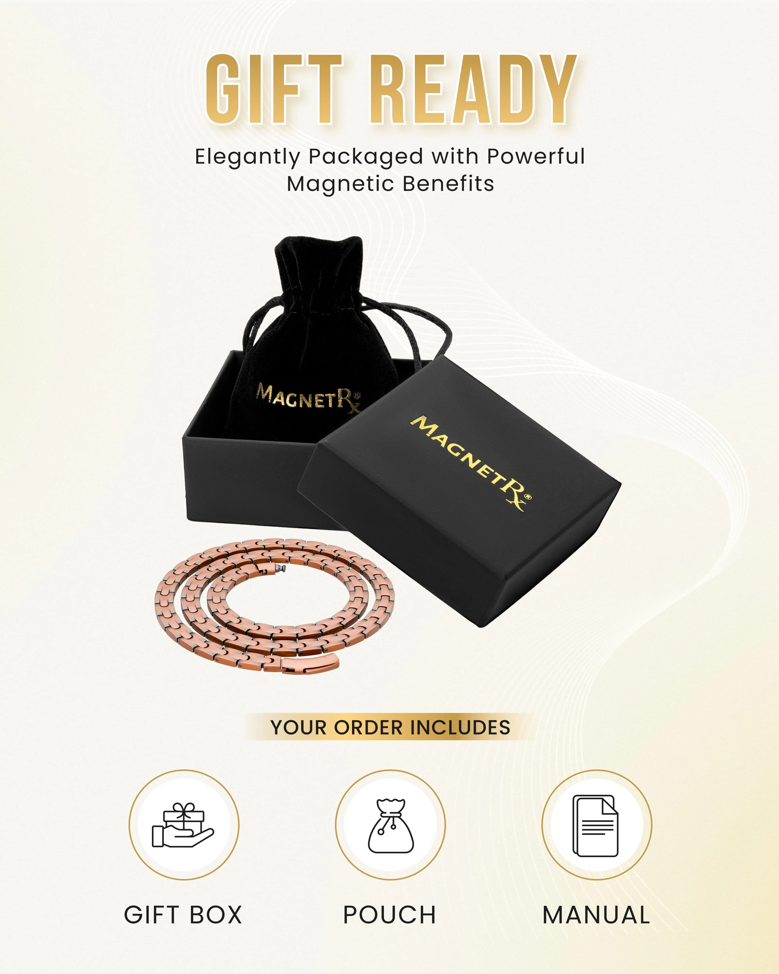 Powerful Copper Magnetic Therapy Necklace Classic Chain - Image 6