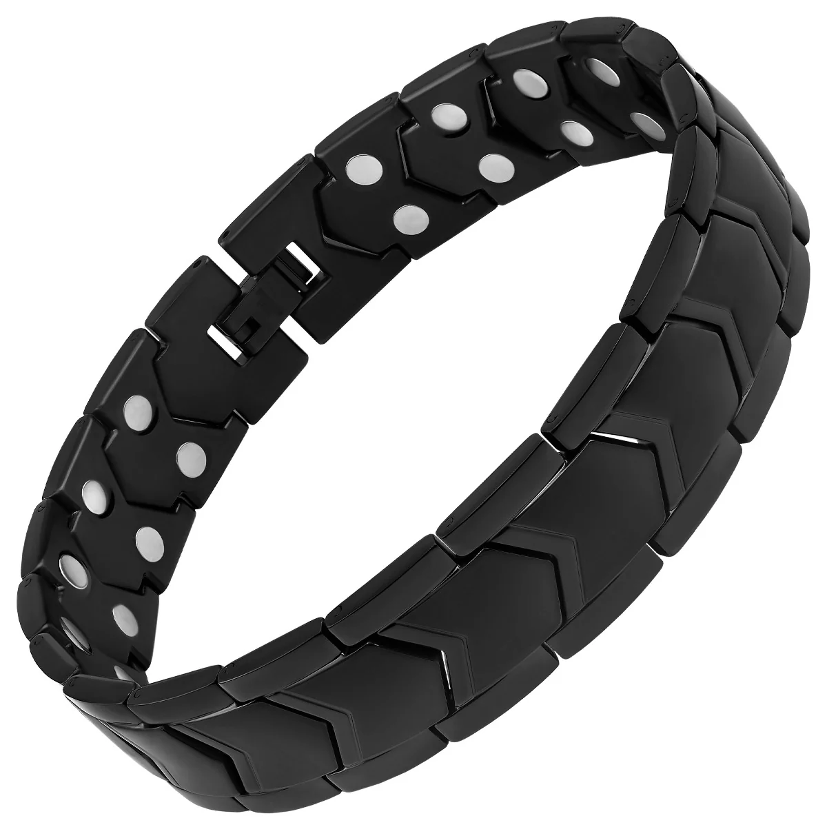 Ultra Strength Magnetic Therapy Bracelet Black Arrow Chain - Image 9