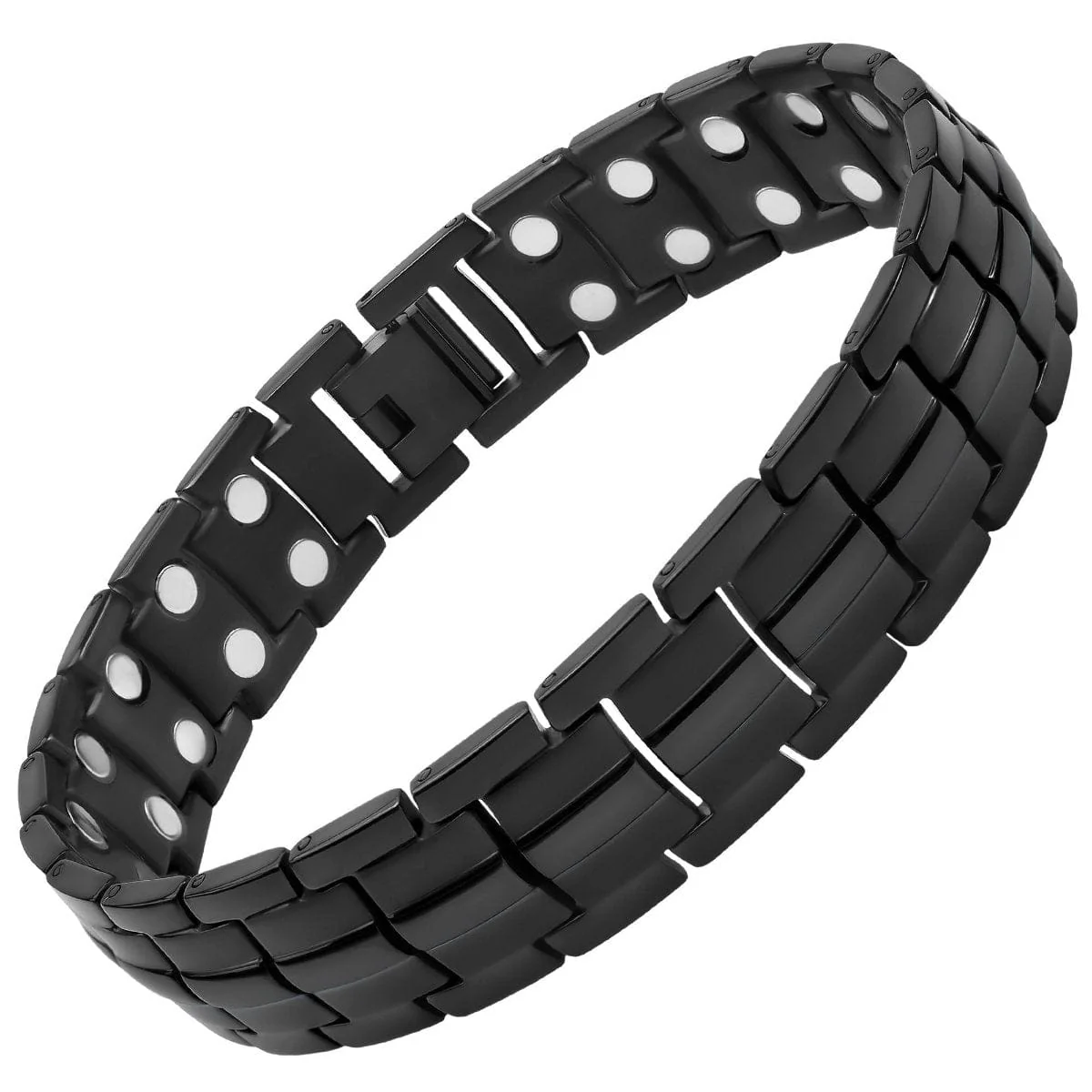 Ultra Strength Magnetic Therapy Bracelet Black Classic - Image 7