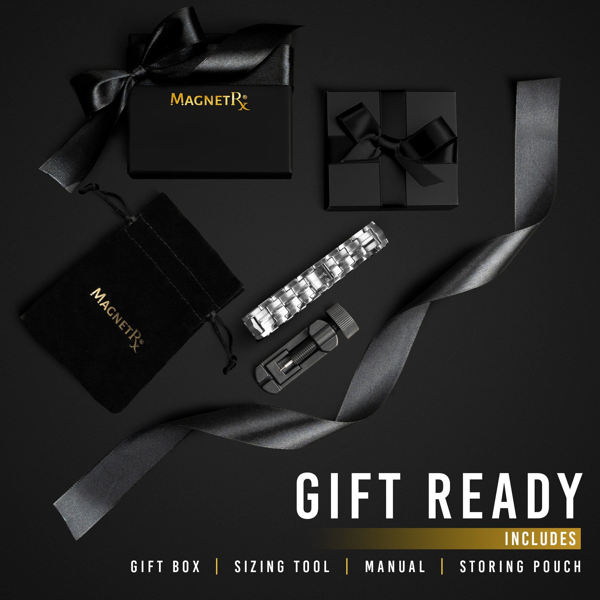 Ultra Strength Magnetic Therapy Bracelet Silver Classic - Image 8