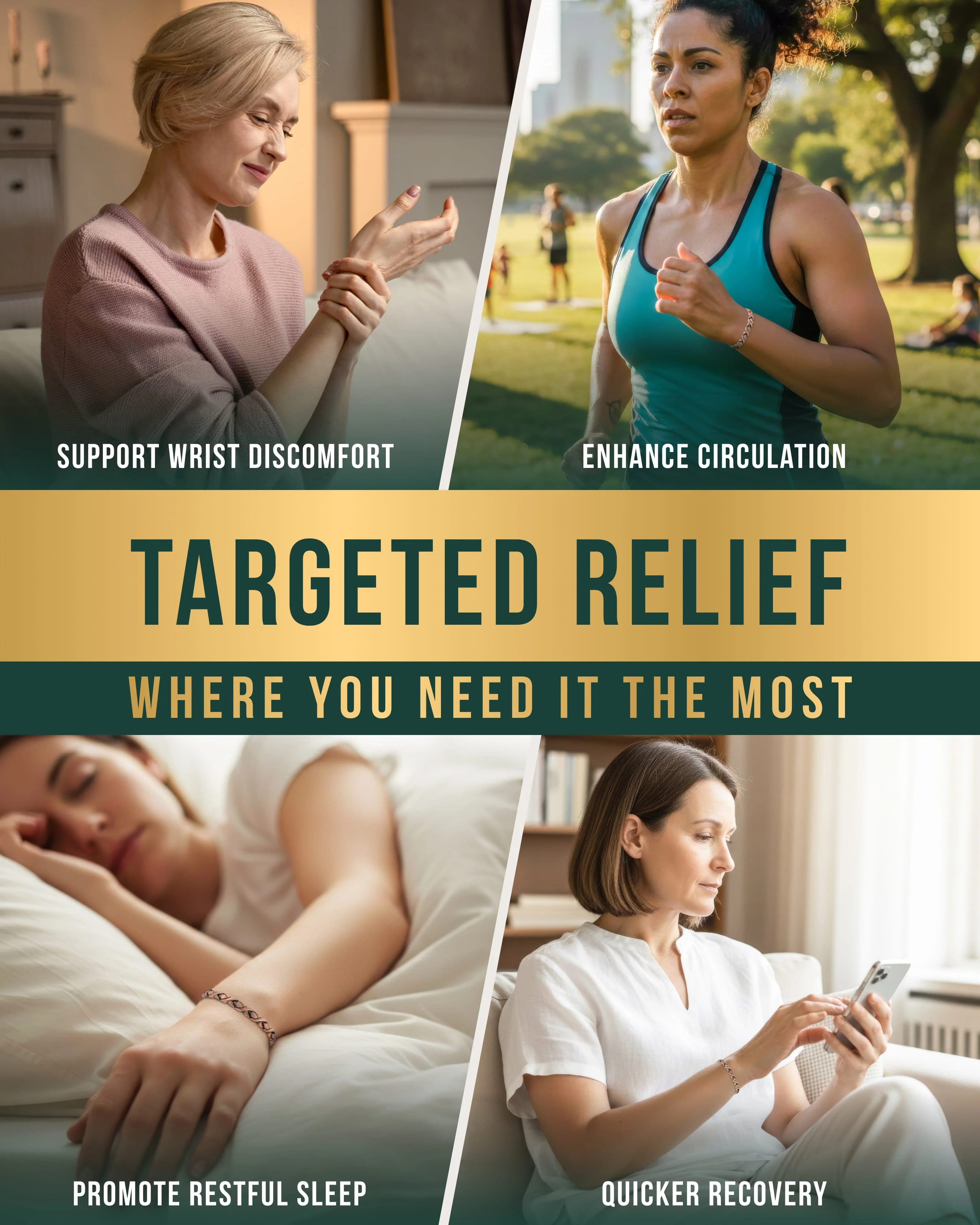 Women’s Ultra Strength Pure Copper Magnetic Therapy Bracelet (XO) - Image 7