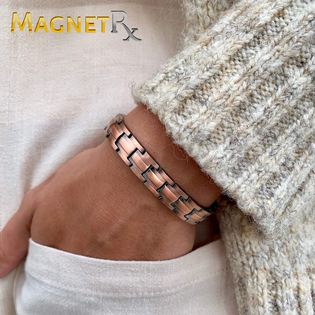 Women's Ultra Strength Pure Copper Magnetic Therapy Bracelet (Classic) - Image 8
